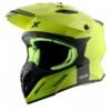 AXOR AXOR X-CROSS SINGLE COLOUR HELMET NEON YELLOW