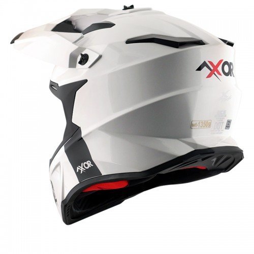 AXOR AXOR X-CROSS SINGLE COLOUR HELMET WHITE - Image 5