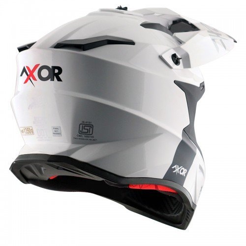 AXOR AXOR X-CROSS SINGLE COLOUR HELMET WHITE - Image 7