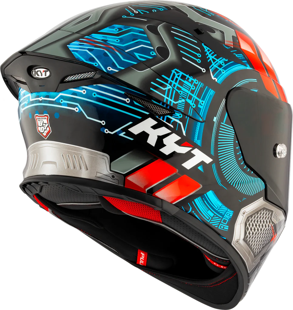 KYT TT Revo Synchrotron Gloss Helmet - Image 7