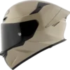 KYT TT Revo Plain Sand Pearl Khakis Gloss Helmet