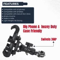 ZANA Universal Mobile Holder with Touch Charger – ZI-PH-003 - Image 3