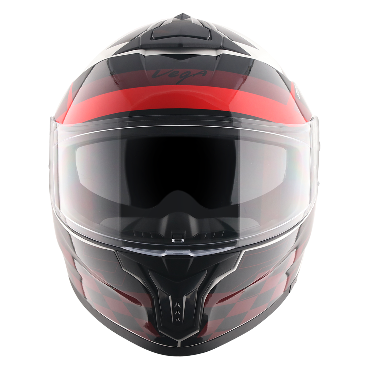VEGA Zap DV Alliance Helmet -WHITE-RED - Image 2