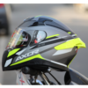 AXOR APEX TURBINE DULL GREY NEON YELLOW FULL FACE HELMET FOR MAN AND WOMAN