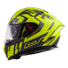 Ignyte IGN-4 ISS ATOMIXX GLOSSY FLUO NEON WITH YELLOW Helmet