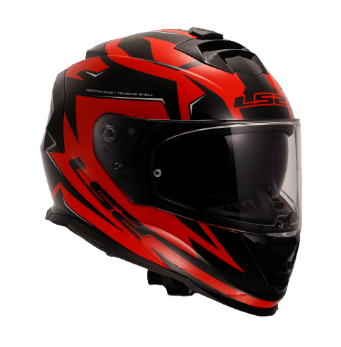 LS2 HELMET FF800 STORM II ATOMIK BLACK RED-06 - Image 5