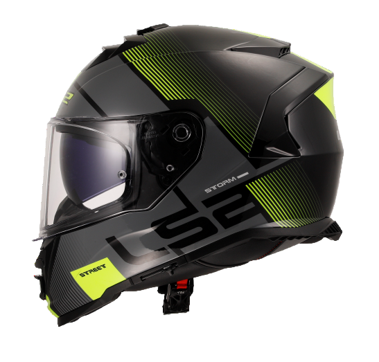 LS2 HELMET FF800 STORM II EPIC BLACK YELLOW-06 - Image 3