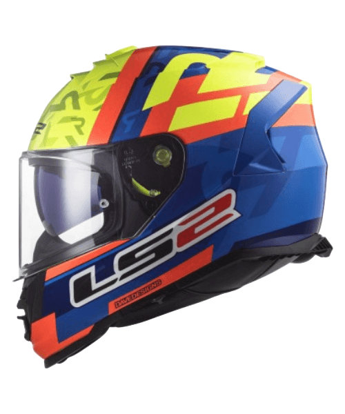 LS2 HELMET FF800 STORM II SALVADOR REPLICA BLUE H-V YELLOW.-06