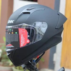 SMK STELLAR SOLID MA200 MATT-BLACK FULL FACE HELMET