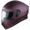 SMK STELLAR SOLID MA300 MATT-WINE-RED FULL FACE HELMET FOR MAN AND WOMAN