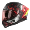 Ignyte IGN-4 DEMON MATT BLACK WITH RED Helmet