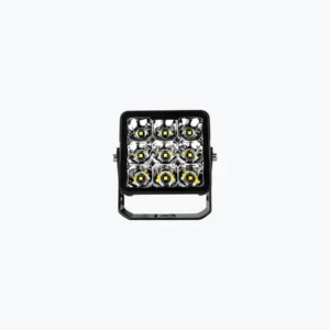 70W HJG 9 LED Bezel Less Square White Fog Light (9V-36V, DC) Universal for All Vehicles (Pack Of 1)