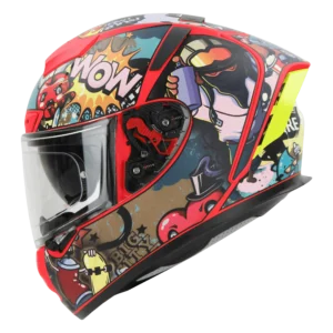 Ignyte IGN-4 SUBWAY SURFER GLOSSY FLUO WATERMELON Helmet