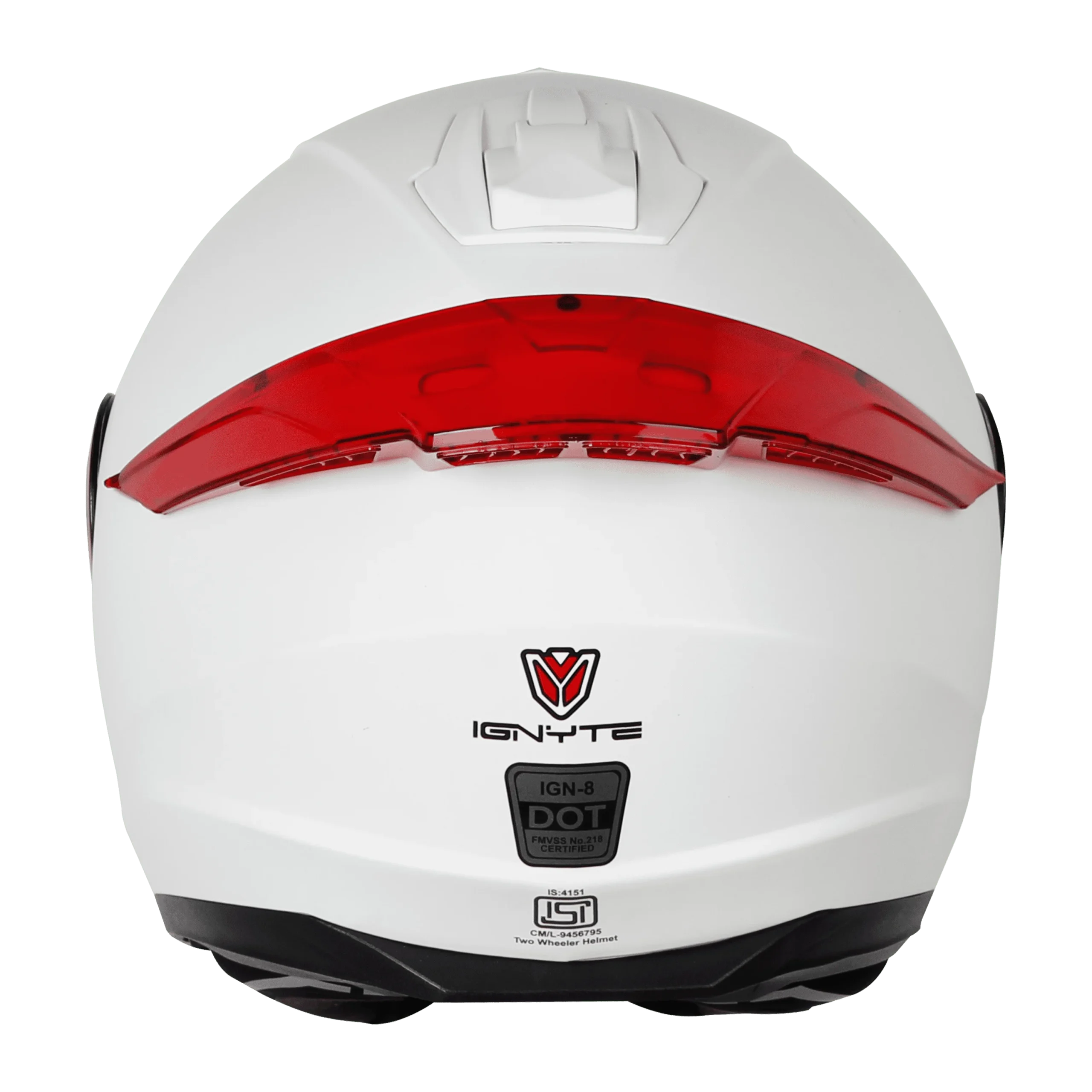 IGNYTE IGN-8 With (PC) Red Spoiler MAT WHITE - Image 2