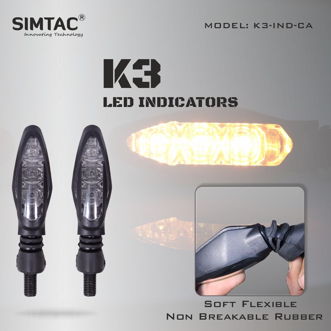 Simtac | K3 LED Indicator for KTM Bikes | KTM-K3-IND | K3-IND-CA - Image 4