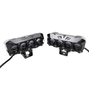 HJG 4LED, 120W Yellow/White Fog Light For Universal Bike,Car,Truck and other vehicles (pack of 2 pcs)