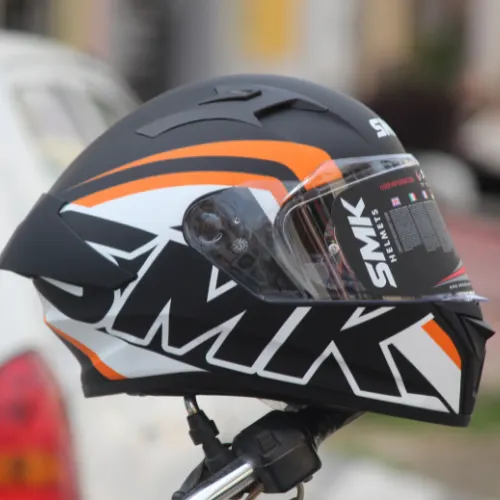 SMK STELLAR-STAGE MA217 MATT FULL FACE HELMET - Image 3