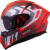 IGNYTE IGN-4 ISS ATOMIXX GLOSSY FLUO Red White Helmet
