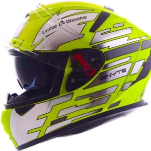 Ignyte IGN-4 ISS CHROME Glossy Neon Silver Helmet
