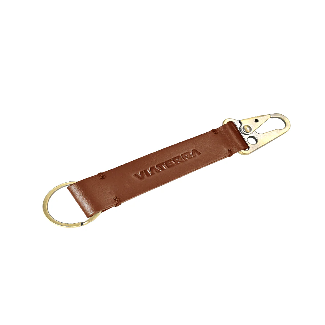 Viaterra Leather Key Holder - Brown