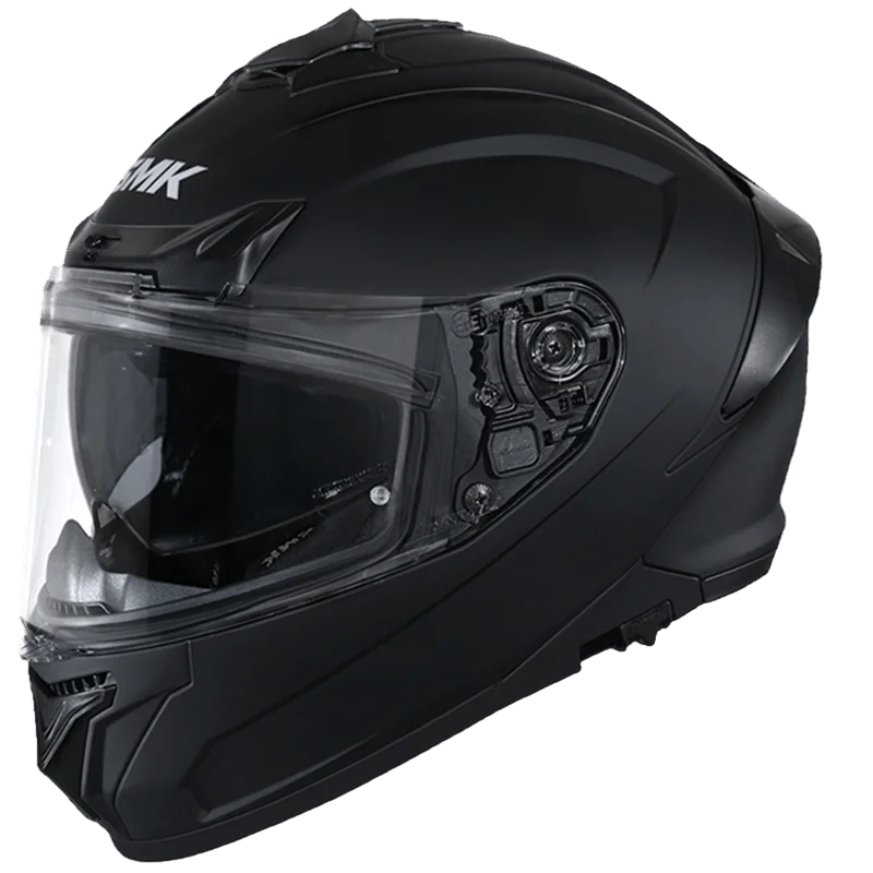 SMK-TYPHOON SOLID MA200 MATT-BLACK-FULLFACE-HELMET