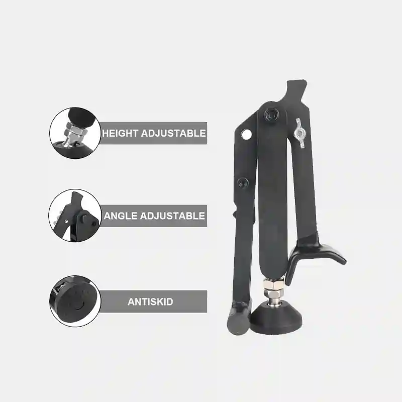 Portable Foldable Single-Sided Motorcycle Wheel Stand | Front & Rear Tire Support Paddock Stand - Image 3