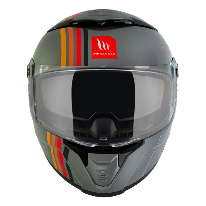 MT Thunder 4 SV Mil C2 Gloss Grey full face helmet - Image 4