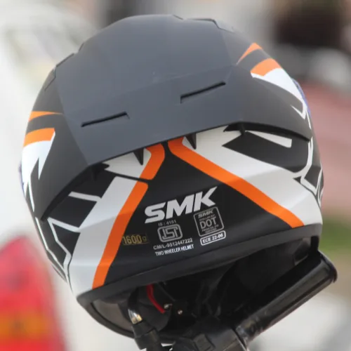 SMK STELLAR-STAGE MA217 MATT FULL FACE HELMET - Image 5