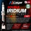 NGage Double Iridium Spark Plugs for RE Guerrilla 450 – BN8RTIIA-9