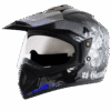 VEGA Off Road D/V Gangster Helmet -Black- Blue
