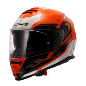 LS2 HELMET FF800 STORM II KRONOS ORANGE WHITE-06