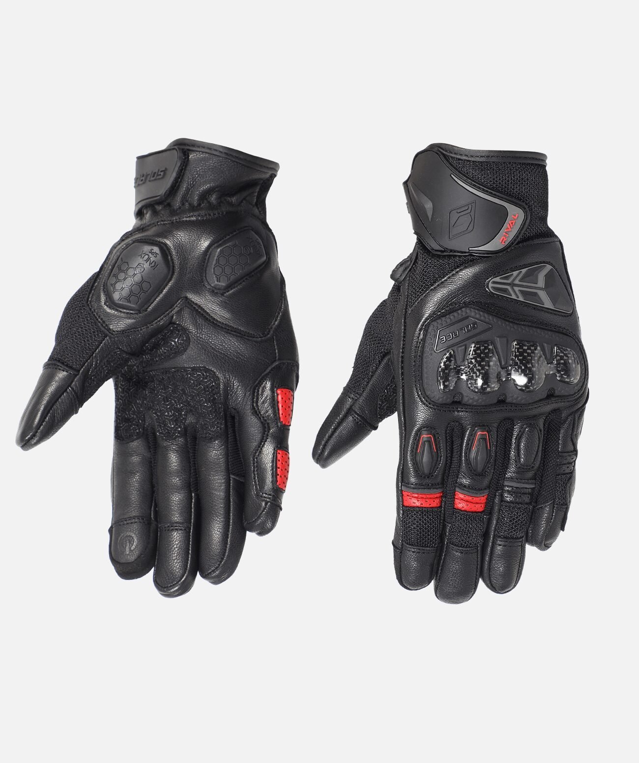 SOLACE Rival Carbon CE Gloves (Red)