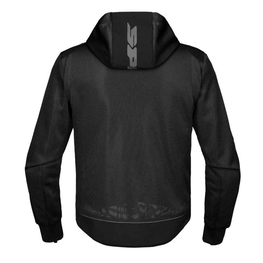 Spidi Hoodie Net Jacket - Black - Image 2