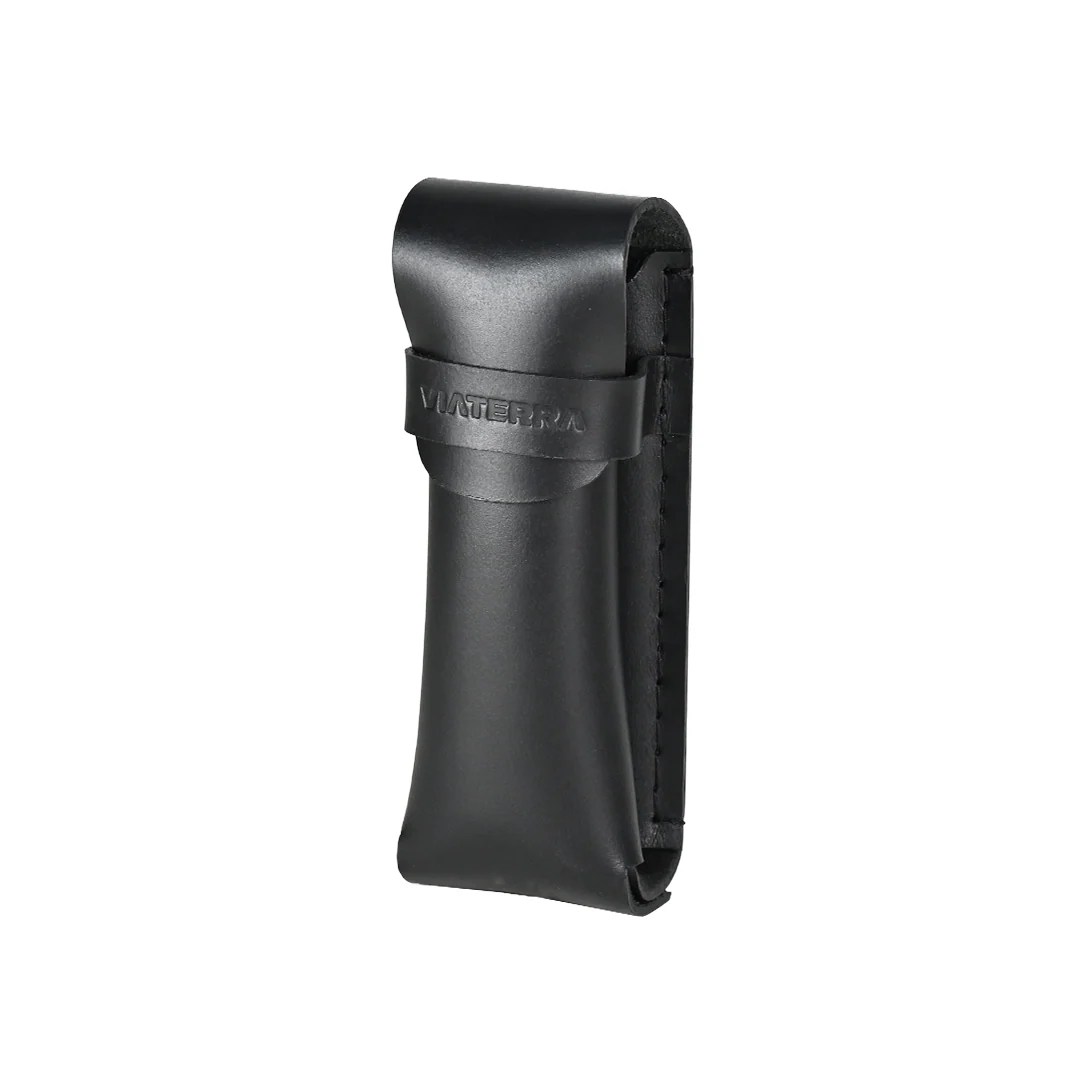 Viaterra Leather Sunglass Case - Black