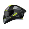 MT Thunder 3 SV Spoiler Arual B13 Gloss Black Grey Neon Yellow Helmet