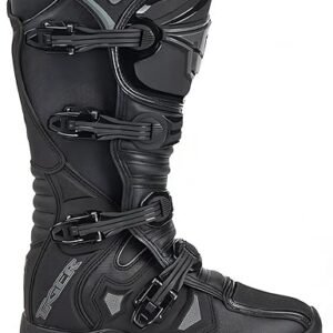 TIGER TR T3 Motorcycle Riding Boots Black for Racing and Motocross