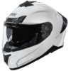 SMK-TYPHOON SOLID GL100 WHITE FULL FACE HELMET