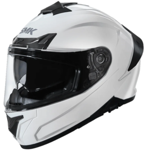 SMK-TYPHOON SOLID GL100 WHITE FULL FACE HELMET