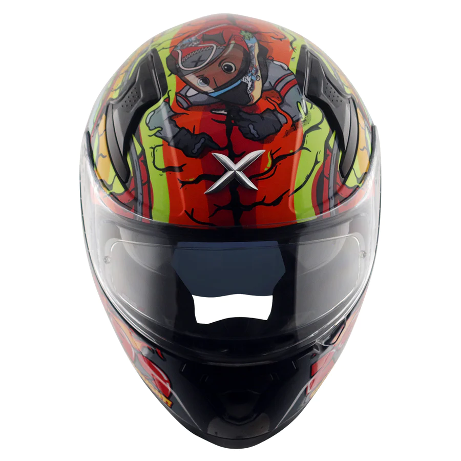AXOR XBHP SPEED OF THOUGHT NEON YELLOW BLUE HELMET FOR MAN AND WOMAN - Image 2