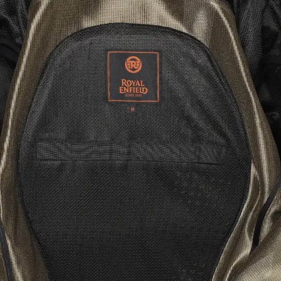 Royal Enfield Streetwind V2 Riding Jacket Shell Brown lightweight ventilated mesh jacket