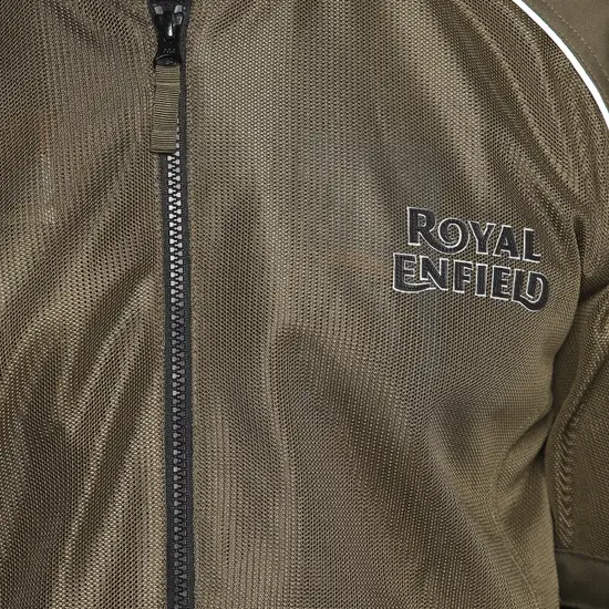 Royal Enfield Streetwind V2 Riding Jacket Shell Brown lightweight ventilated mesh jacket