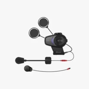 SENA 10S motorcycle Bluetooth communication system single pack mounted on helmet