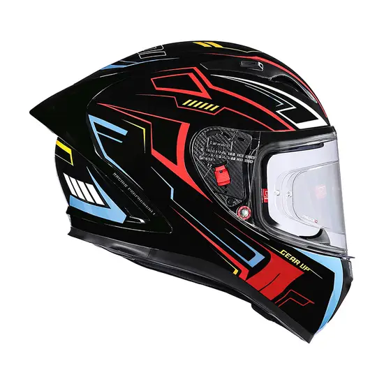 Royal Enfield SpeedX Full Face Helmet Black with ISI and DOT certification