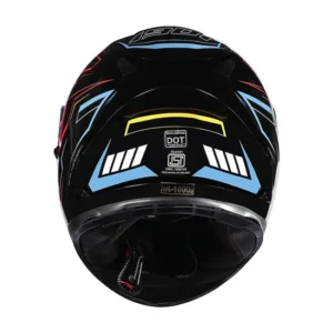 Royal Enfield SpeedX Full Face Helmet Black with ISI and DOT certification