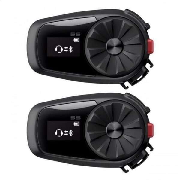 SENA 5S Bluetooth Communication System Dual Pack with HD speakers and intercom features