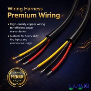 HJG 3 Pin Wireless Premium Copper Wiring Harness Kit with Remote Switch