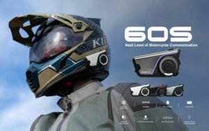 Sena 60S motorcycle communication headset with Mesh 3.0 intercom and Harman Kardon speakers