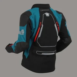 Royal Enfield Adventurer XT Riding Jacket Teal waterproof adventure touring jacket