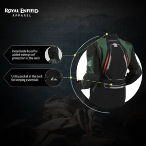 Royal Enfield Adventurer XT Riding Jacket Olive waterproof adventure touring jacket