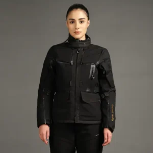 Royal Enfield Women’s Darcha Pro Riding Jacket Black with CE Level 2 armor